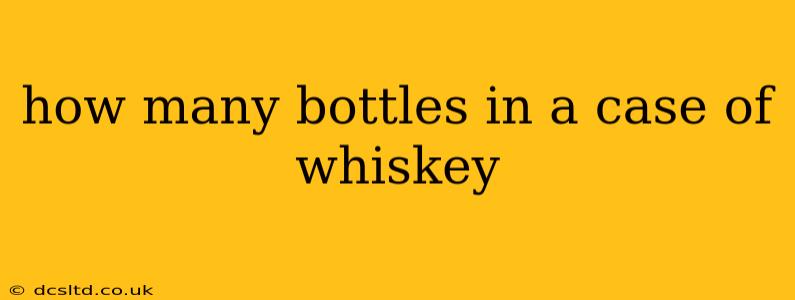 how many bottles in a case of whiskey