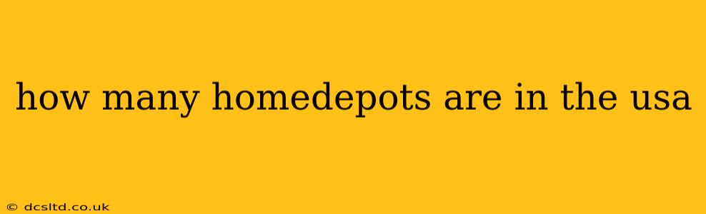 how many homedepots are in the usa