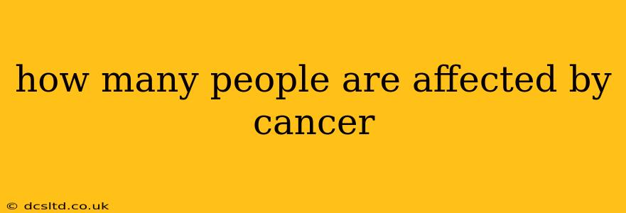 how many people are affected by cancer