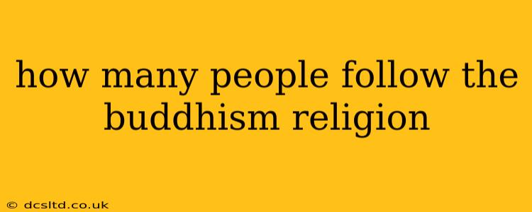 how many people follow the buddhism religion