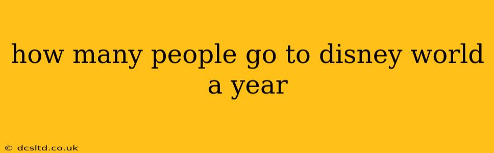 how many people go to disney world a year