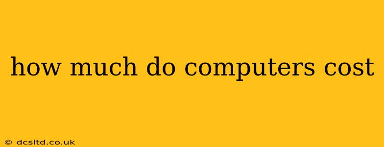 how much do computers cost