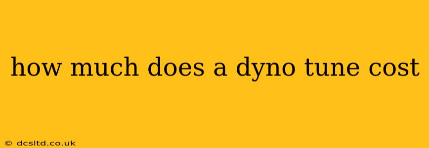 how much does a dyno tune cost
