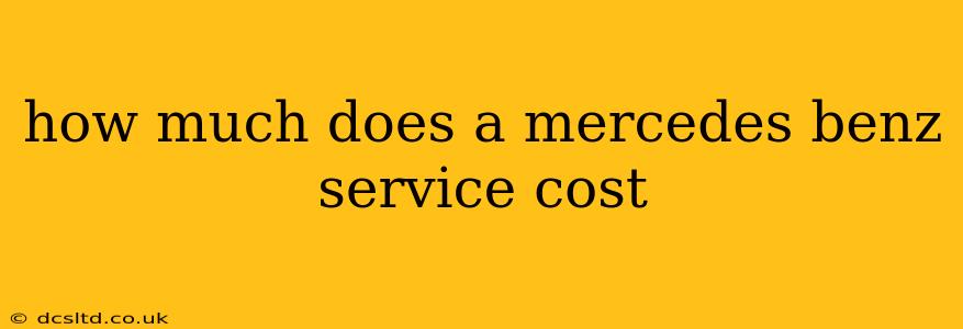 how much does a mercedes benz service cost