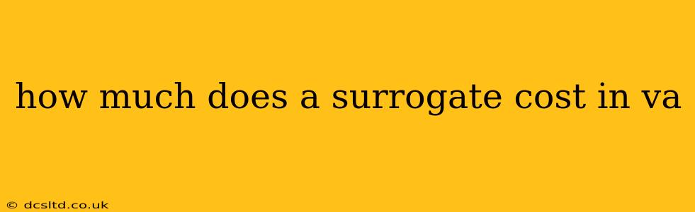how much does a surrogate cost in va