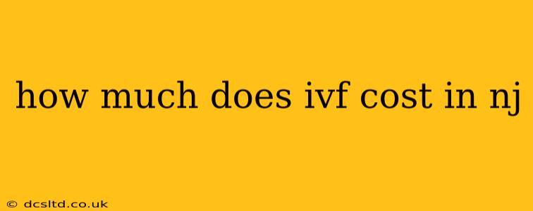 how much does ivf cost in nj