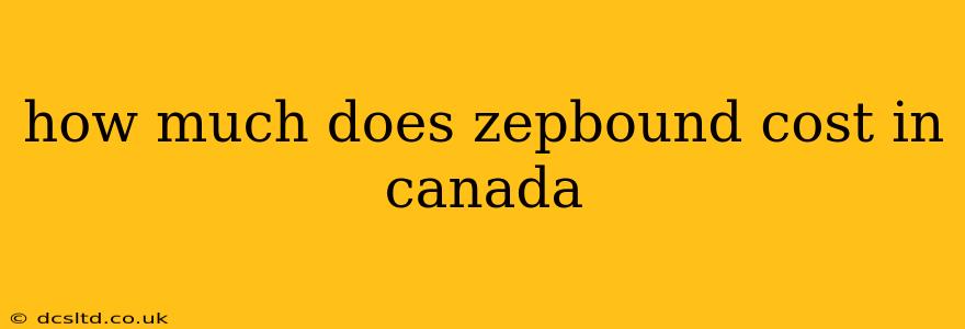 how much does zepbound cost in canada