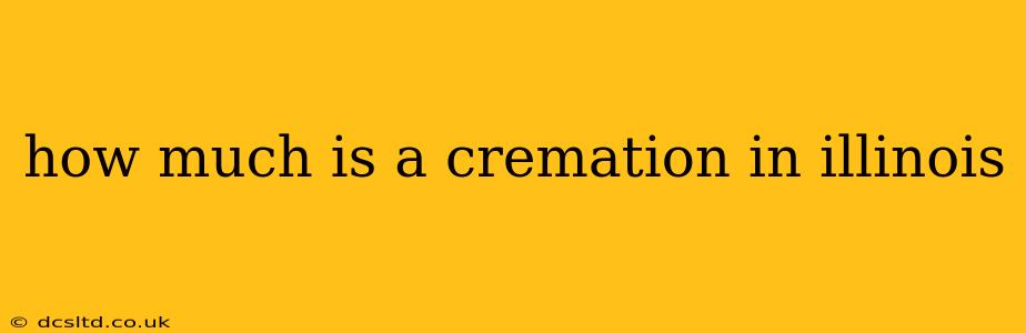 how much is a cremation in illinois