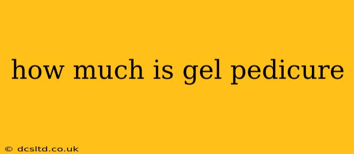 how much is gel pedicure