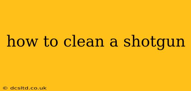 how to clean a shotgun