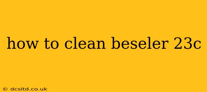how to clean beseler 23c