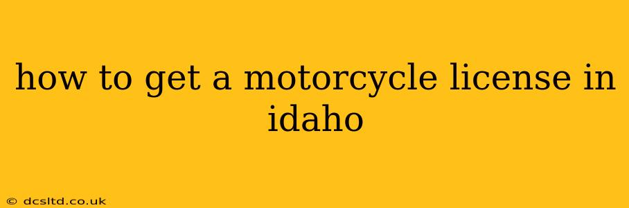 how to get a motorcycle license in idaho