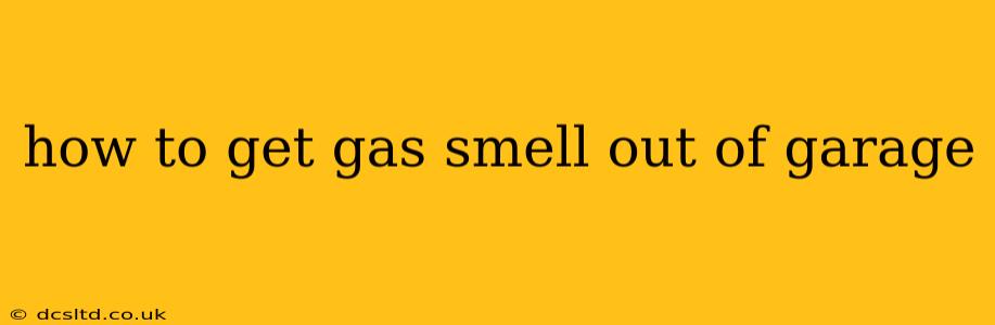 how to get gas smell out of garage