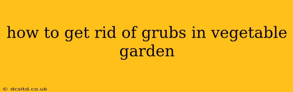 how to get rid of grubs in vegetable garden