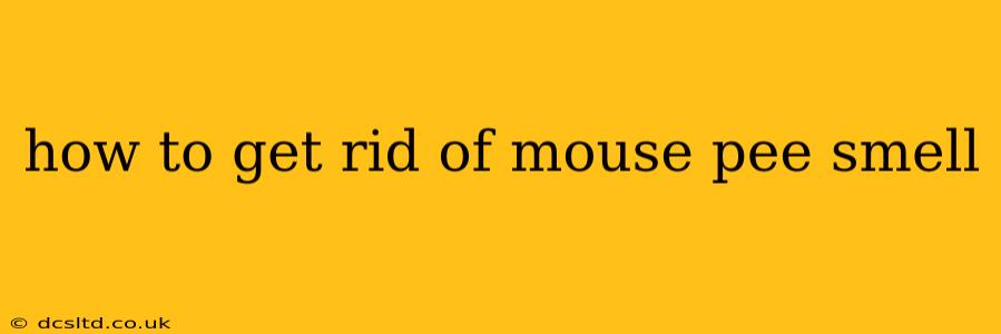 how to get rid of mouse pee smell
