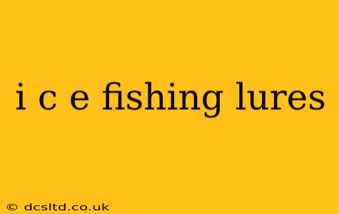 i c e fishing lures