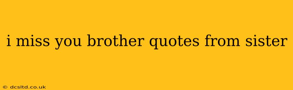 i miss you brother quotes from sister