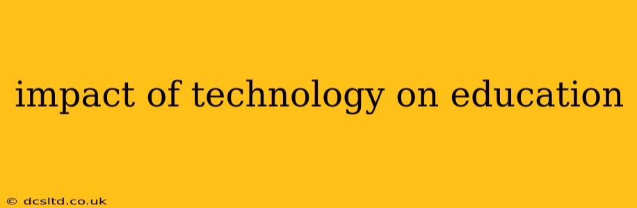 impact of technology on education