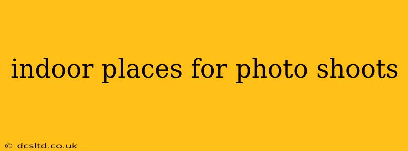 indoor places for photo shoots