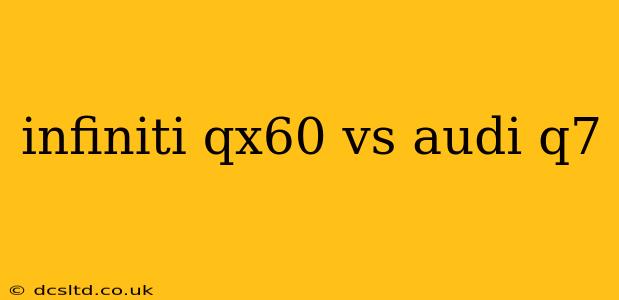 infiniti qx60 vs audi q7