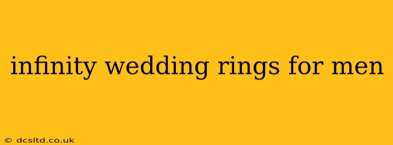 infinity wedding rings for men