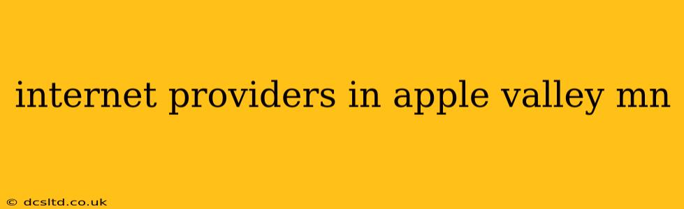 internet providers in apple valley mn