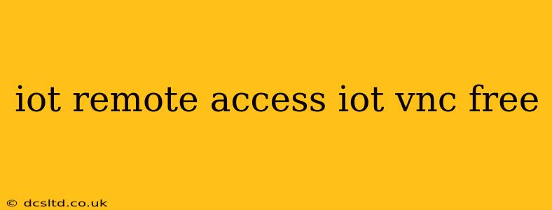 iot remote access iot vnc free