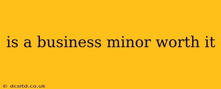 is a business minor worth it