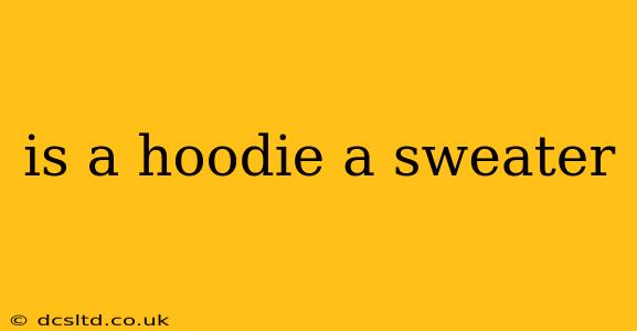 is a hoodie a sweater