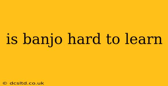 is banjo hard to learn