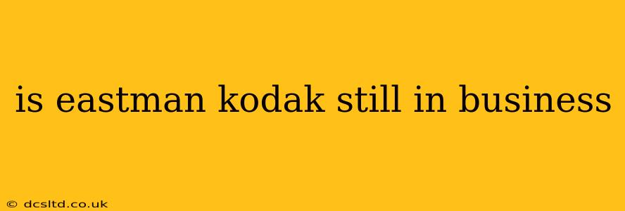 is eastman kodak still in business