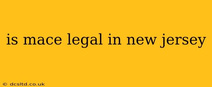 is mace legal in new jersey