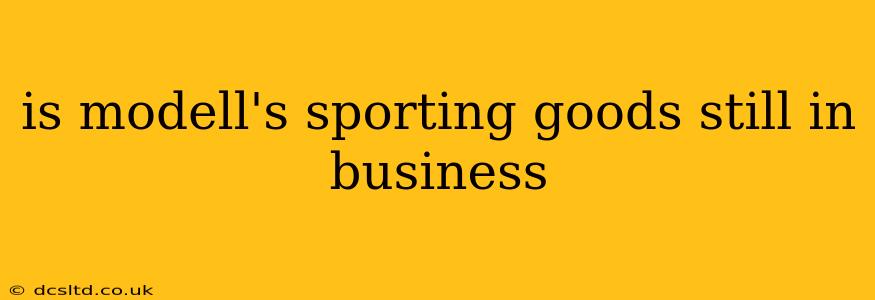 is modell's sporting goods still in business