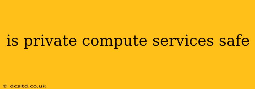 is private compute services safe