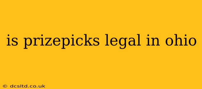 is prizepicks legal in ohio