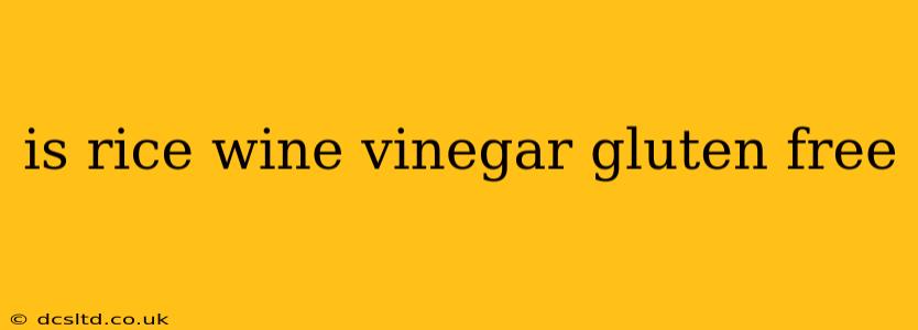 is rice wine vinegar gluten free