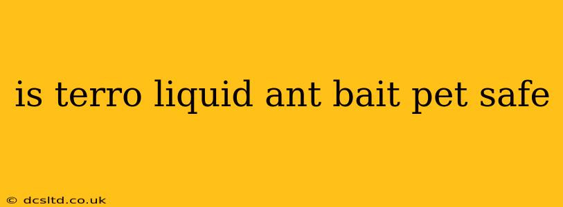 is terro liquid ant bait pet safe