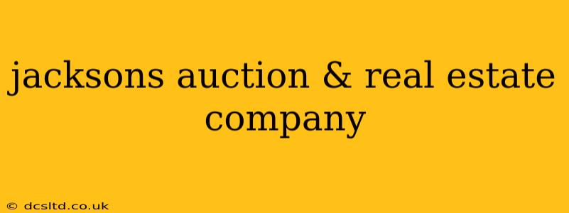 jacksons auction & real estate company