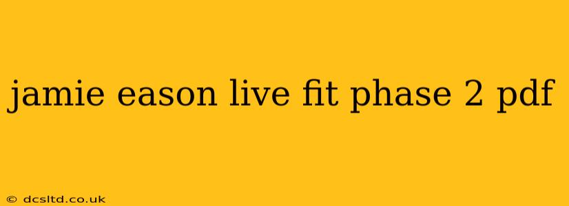jamie eason live fit phase 2 pdf