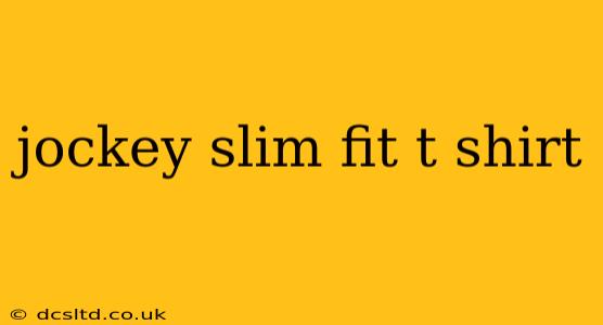 jockey slim fit t shirt