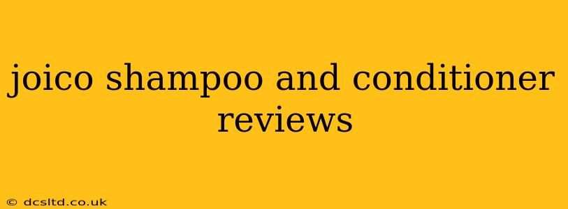 joico shampoo and conditioner reviews