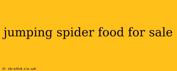 jumping spider food for sale