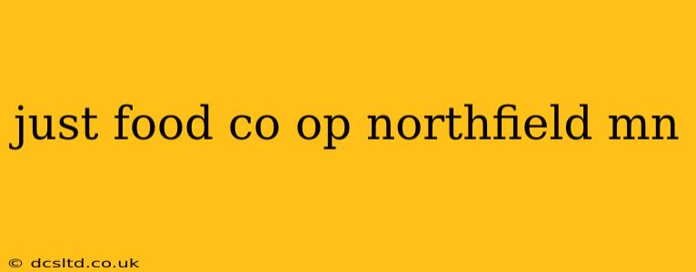 just food co op northfield mn