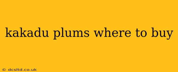 kakadu plums where to buy