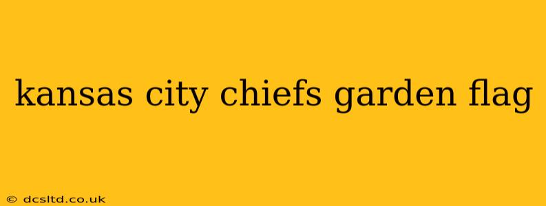 kansas city chiefs garden flag