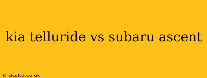 kia telluride vs subaru ascent
