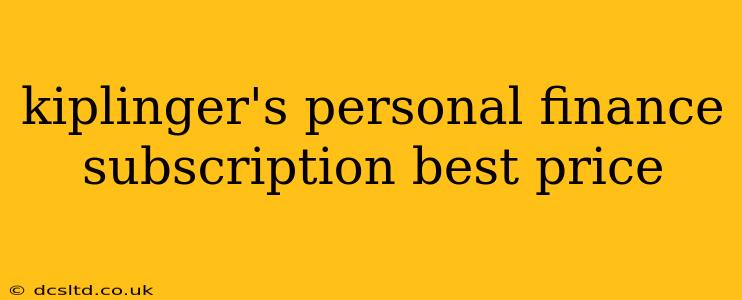 kiplinger's personal finance subscription best price