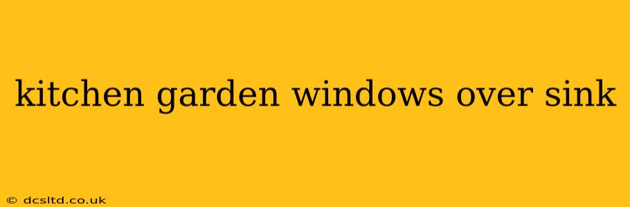 kitchen garden windows over sink