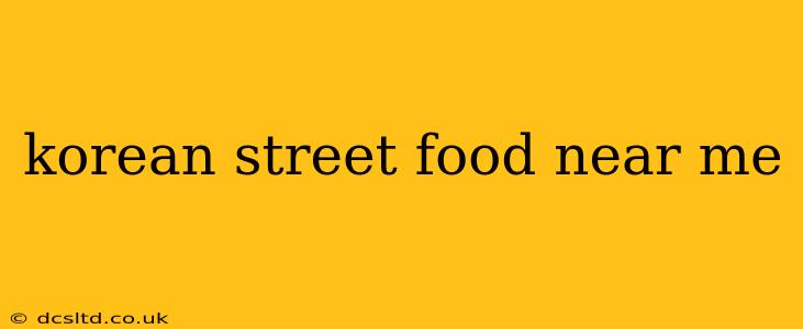 korean street food near me