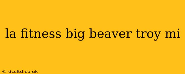 la fitness big beaver troy mi